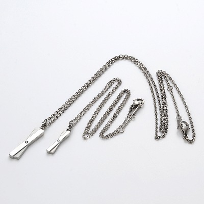 チタンペアネックレス