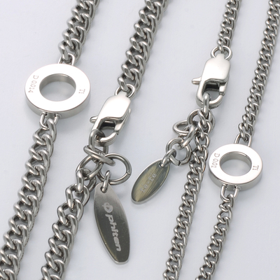 チタンペアブレスレット