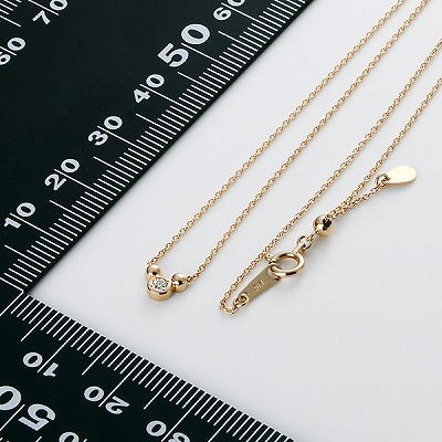 イエローゴールドネックレス