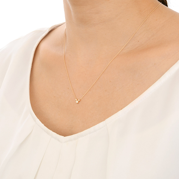 イエローゴールドネックレス