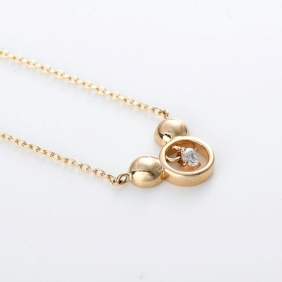 イエローゴールドネックレス