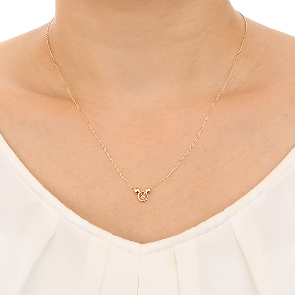 イエローゴールドネックレス