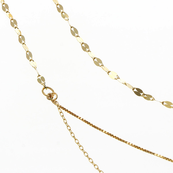 イエローゴールドネックレス