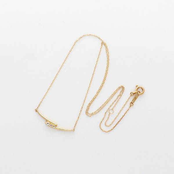 イエローゴールドネックレス