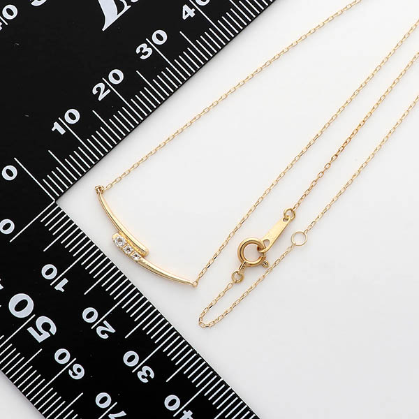 イエローゴールドネックレス