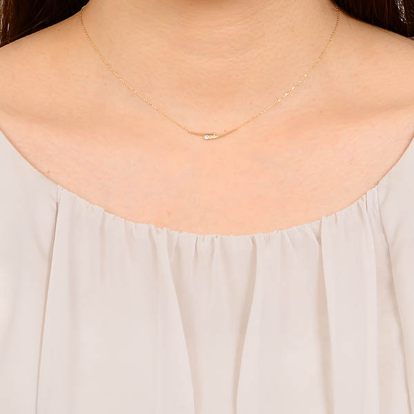 イエローゴールドネックレス