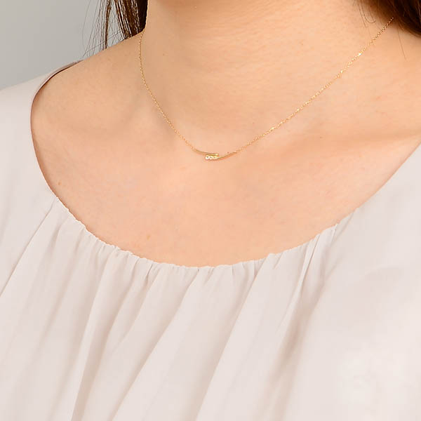 イエローゴールドネックレス