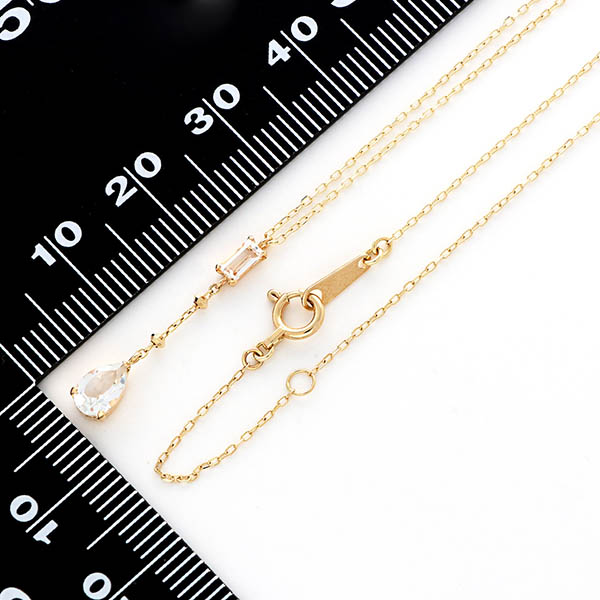 イエローゴールドネックレス