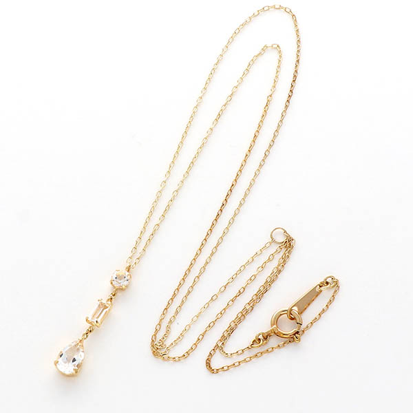 イエローゴールドネックレス