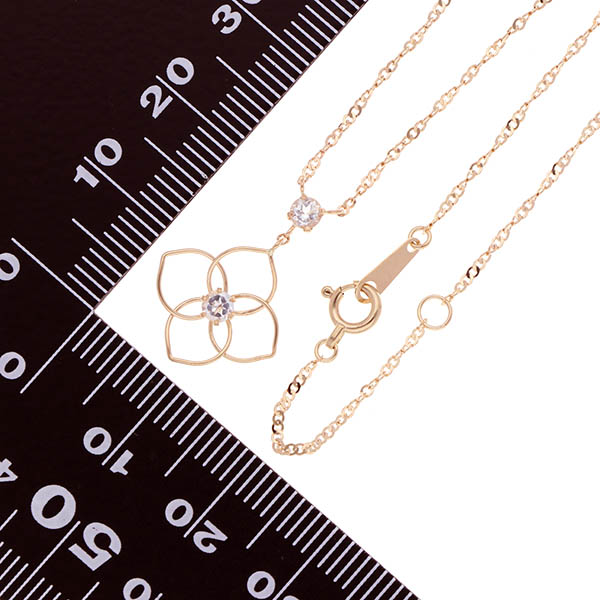 イエローゴールドネックレス