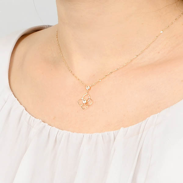 イエローゴールドネックレス