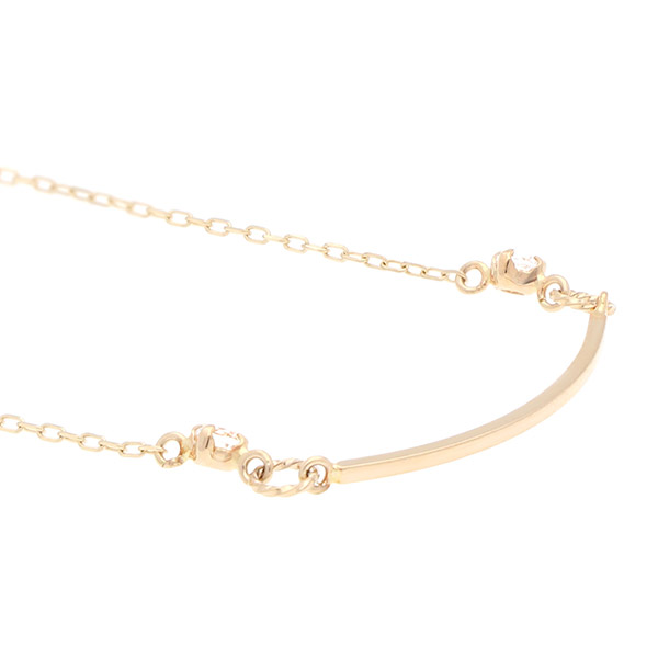 イエローゴールドネックレス