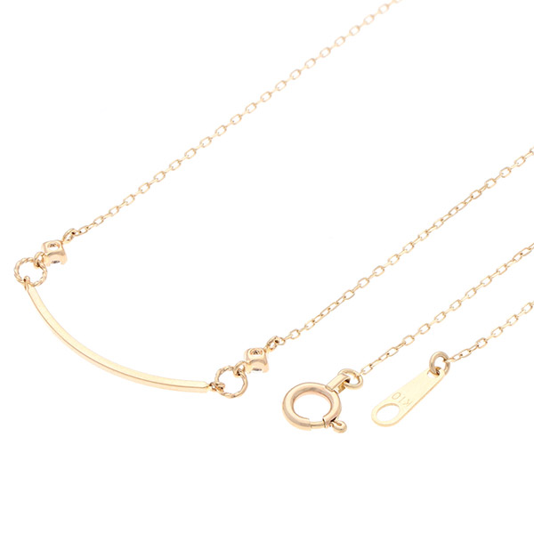 イエローゴールドネックレス