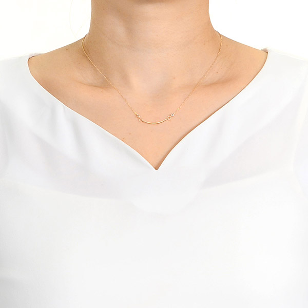 イエローゴールドネックレス