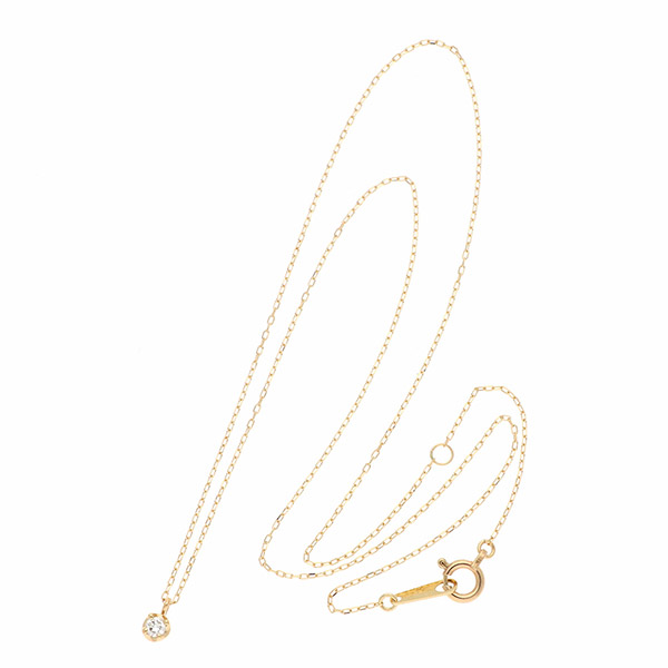 イエローゴールドネックレス