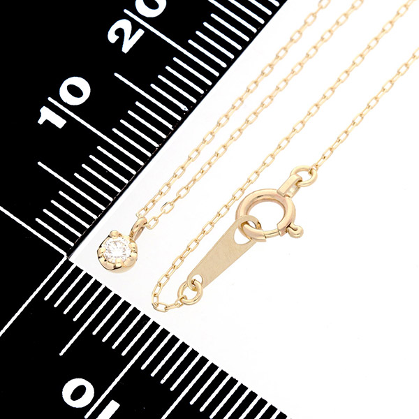 イエローゴールドネックレス