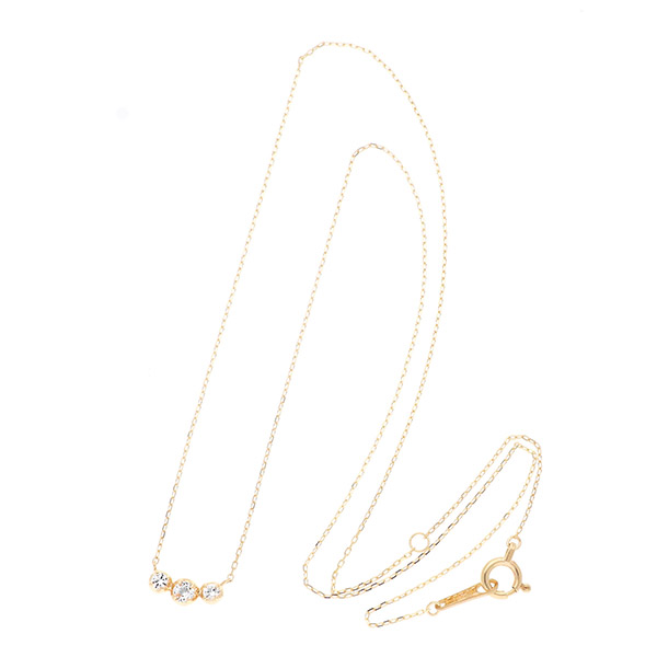 イエローゴールドネックレス