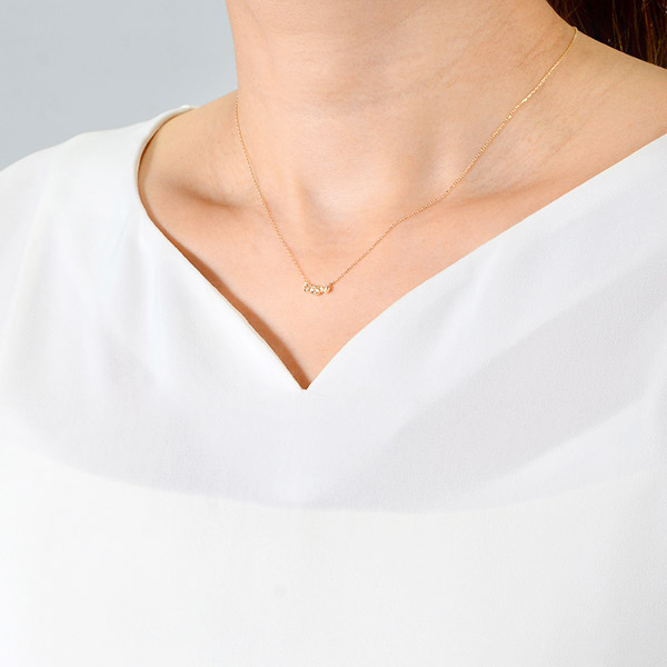 イエローゴールドネックレス