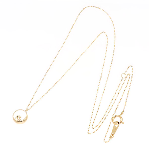 イエローゴールドネックレス