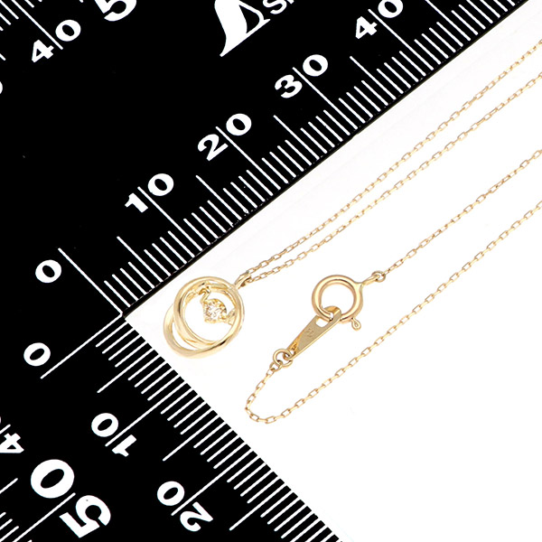 イエローゴールドネックレス