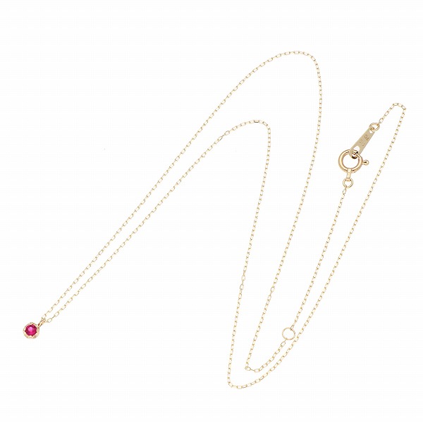 イエローゴールドネックレス