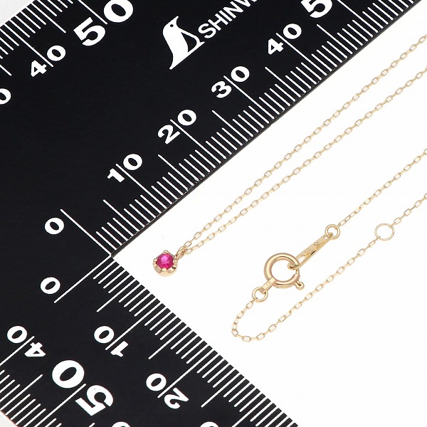 イエローゴールドネックレス