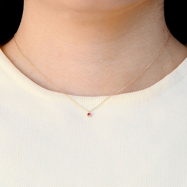 イエローゴールドネックレス