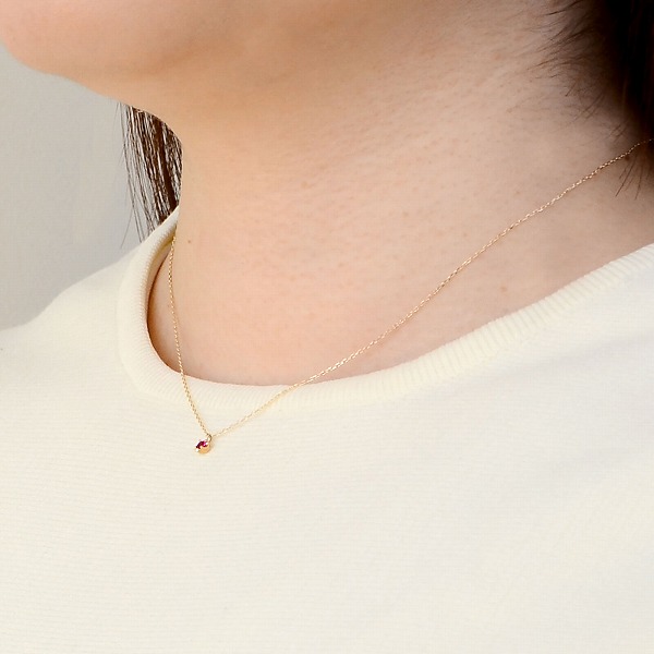 イエローゴールドネックレス