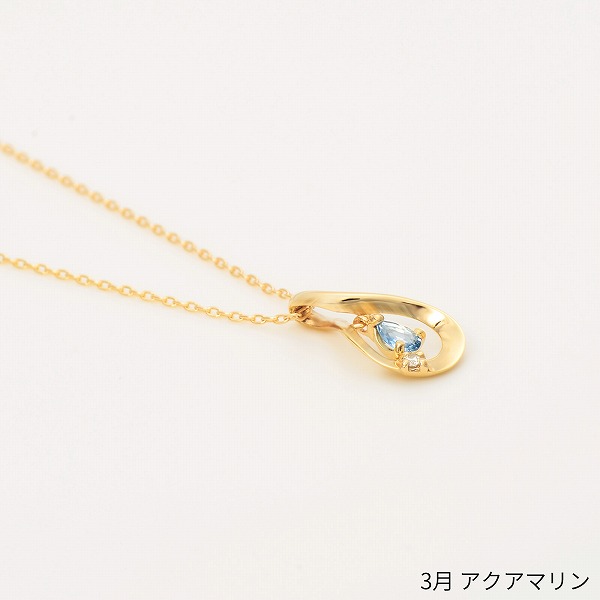 K10イエローゴールドネックレス