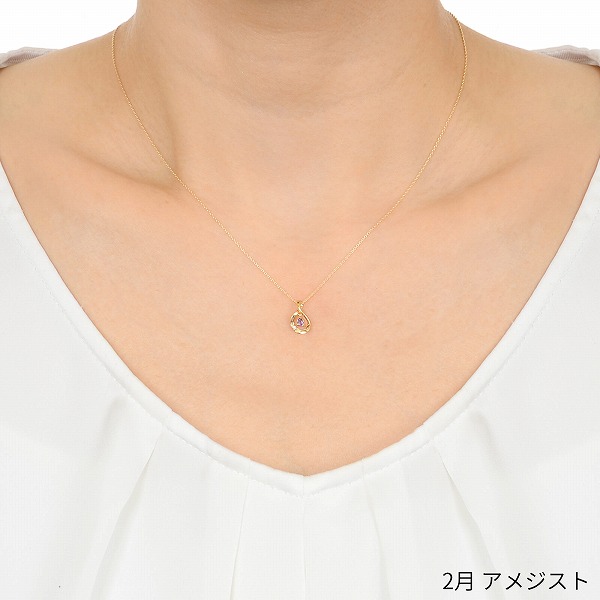 K10イエローゴールドネックレス