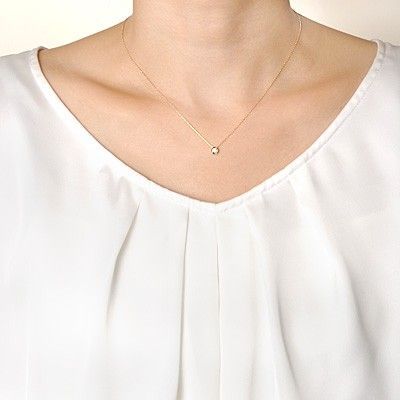 イエローゴールドネックレス