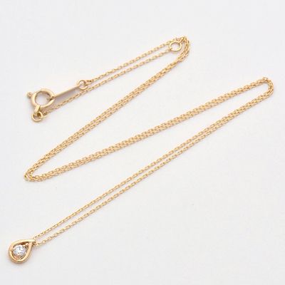 イエローゴールドネックレス
