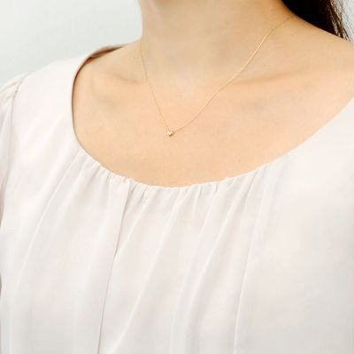 イエローゴールドネックレス