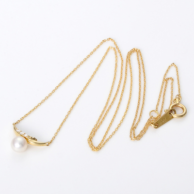 イエローゴールドネックレス