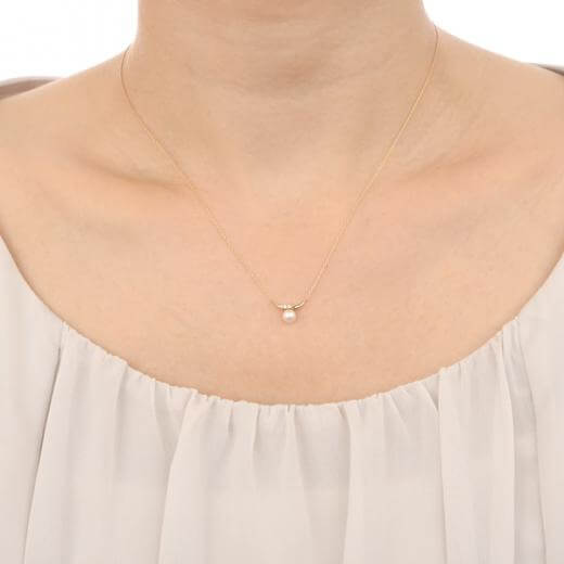 イエローゴールドネックレス