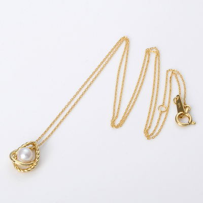 イエローゴールドネックレス