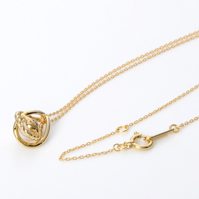 イエローゴールドネックレス