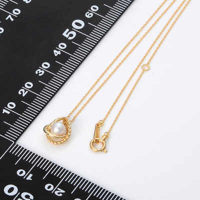 イエローゴールドネックレス