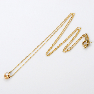 イエローゴールドネックレス