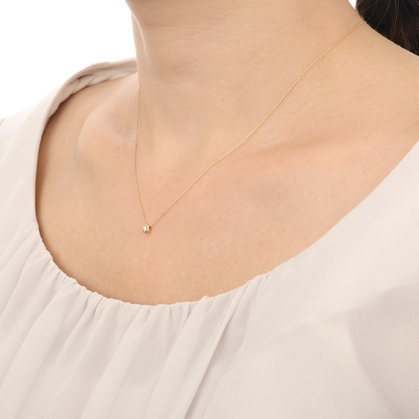 イエローゴールドネックレス