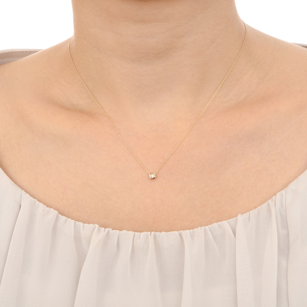 イエローゴールドネックレス