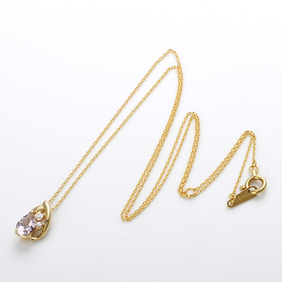 イエローゴールドネックレス