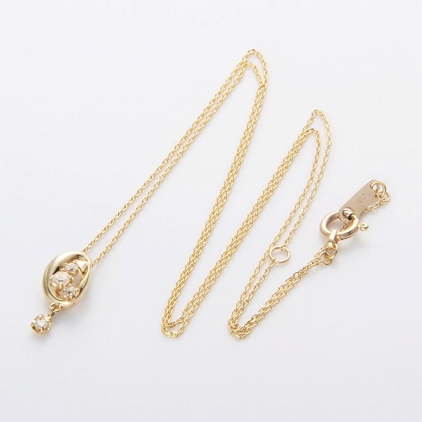 イエローゴールドネックレス