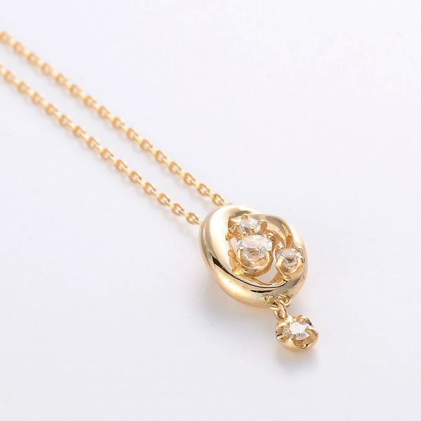 イエローゴールドネックレス