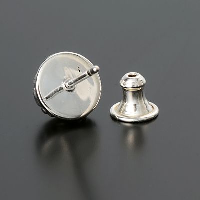 シルバースタッドピアス(片耳用)