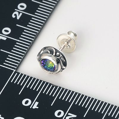 シルバースタッドピアス(片耳用)