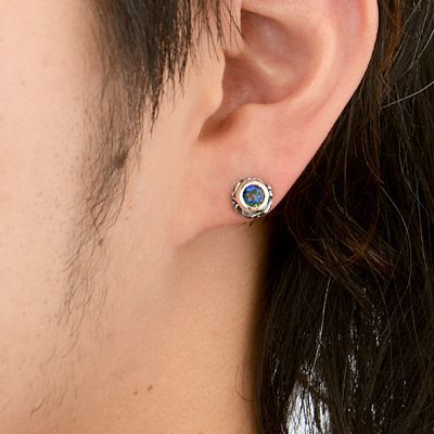 シルバースタッドピアス(片耳用)