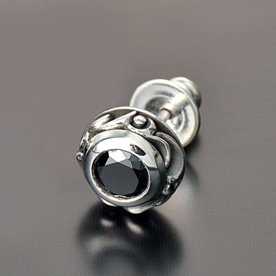 シルバースタッドピアス(片耳用)
