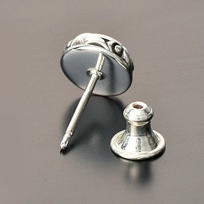 シルバースタッドピアス(片耳用)