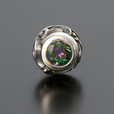 シルバースタッドピアス(片耳用)